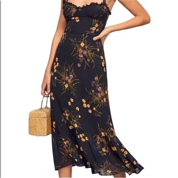 Reformation Nikita dress in Mademoiselle print - Picture 2 of 4